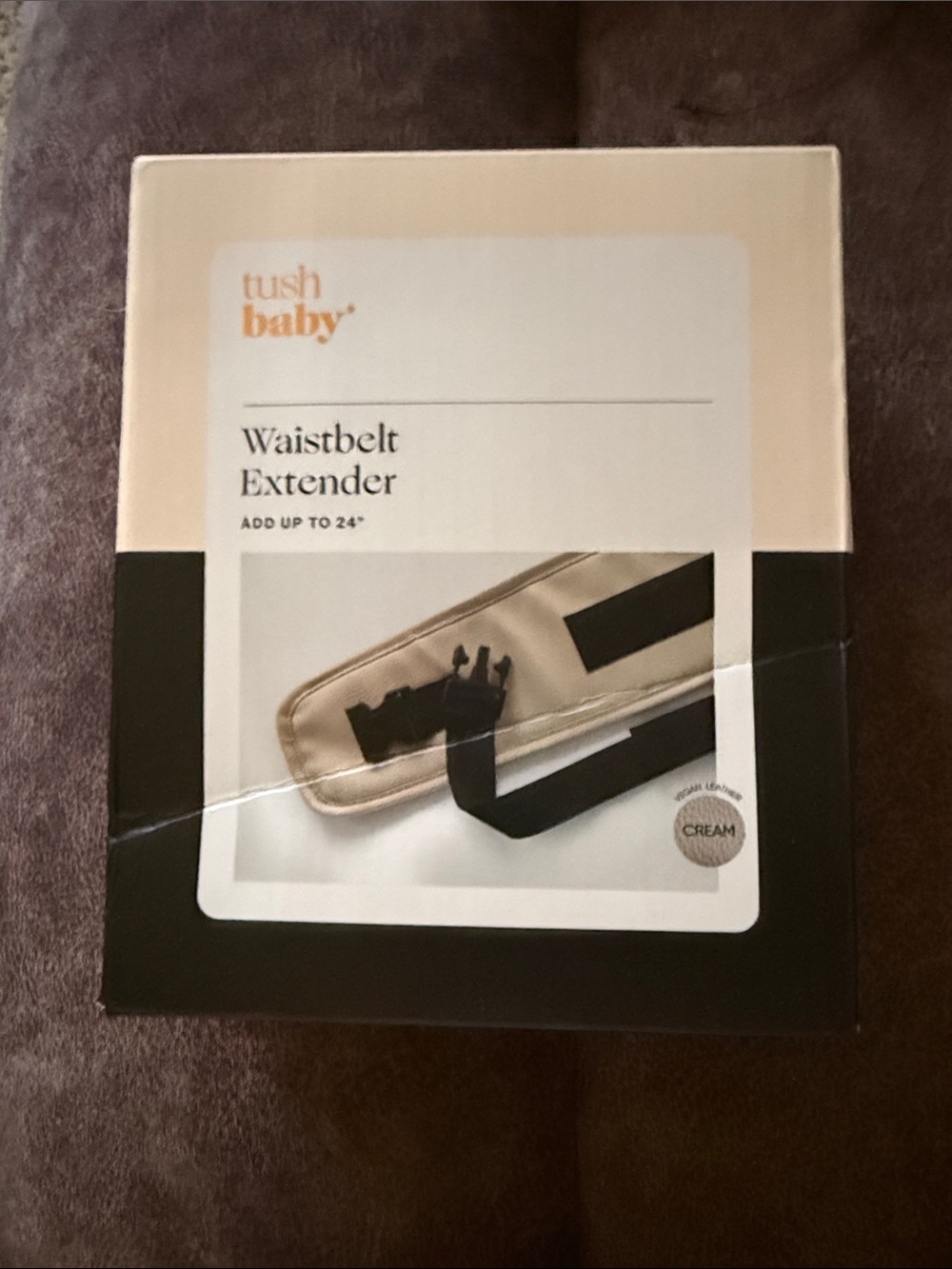 Cream Tushbaby Waistbelt Extender